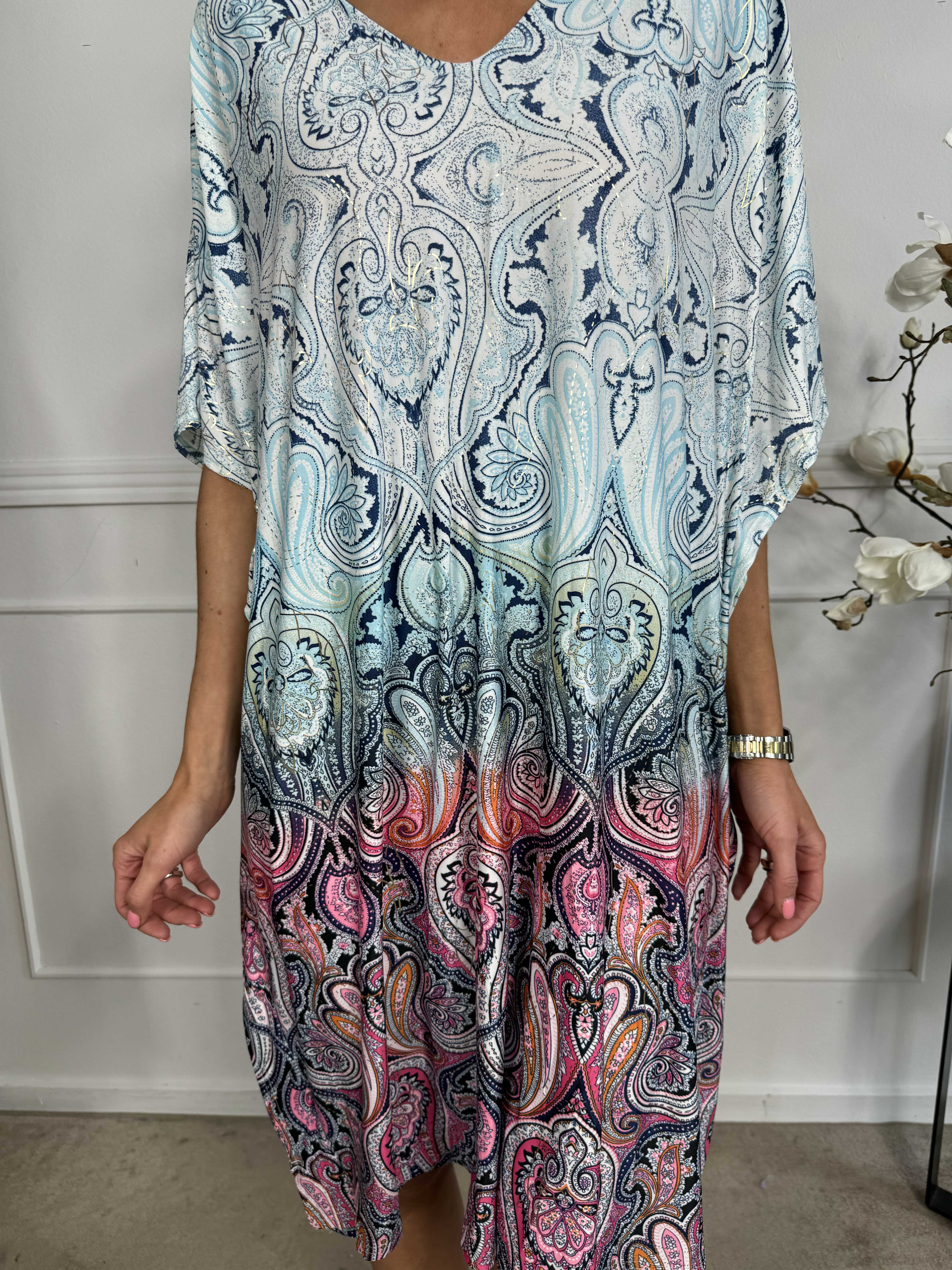 Azmina Tamaria - Elastisk tunikakjole i loose fit